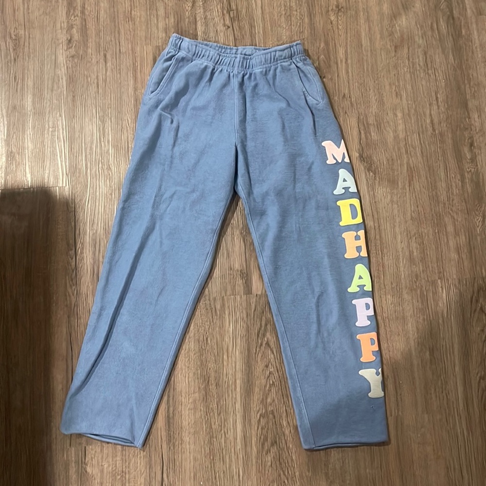 MADHAPPY SWEATPANTS. Color: Frost. Size: XS.